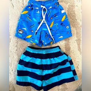 Bundle of 2 - baby boy Swim Trunks 18 months